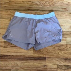 Light purple athletic shorts